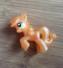 My Little Pony MLP G4 Shimmer Applejack Orange 2 Inches Tall