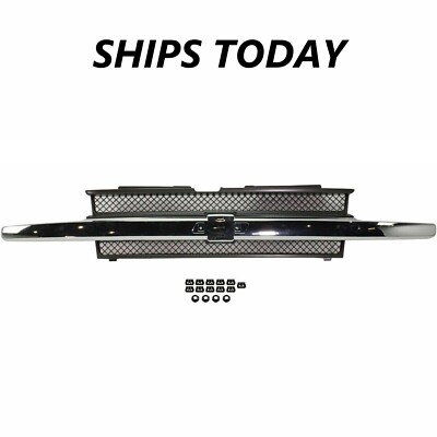NEW Front Grille Assembly For 2002-2005 Chevy Trailblazer GM1200477 SHIPS TODAY