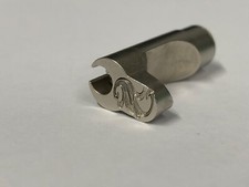 1911 Magazine Release Catch Kit Deep laser engraved satin nickel plated