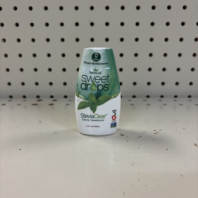 SweetLeaf Sweet Drops Liquid Stevia Sweetener, SteviaClear, 1.7oz Natural 10/26