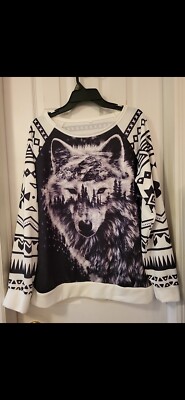 Wolf Sweatshirt  Unisex 2XL