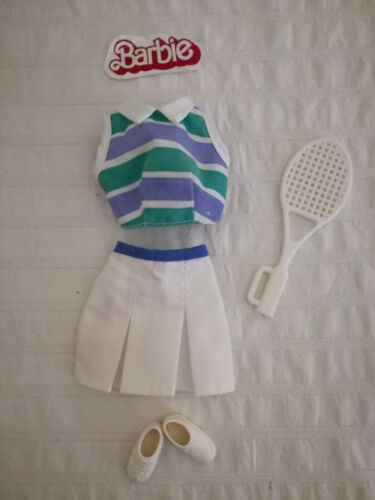 1994 Barbie completo tennis Sports Fashions #68312 Vintage Mattel - Foto 1 di 7
