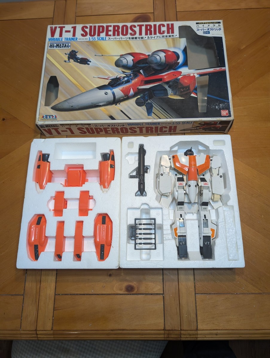 1985 Bandai 1/55 Vt 1 Super Ostrich Macross Hi Metal Heavy Version