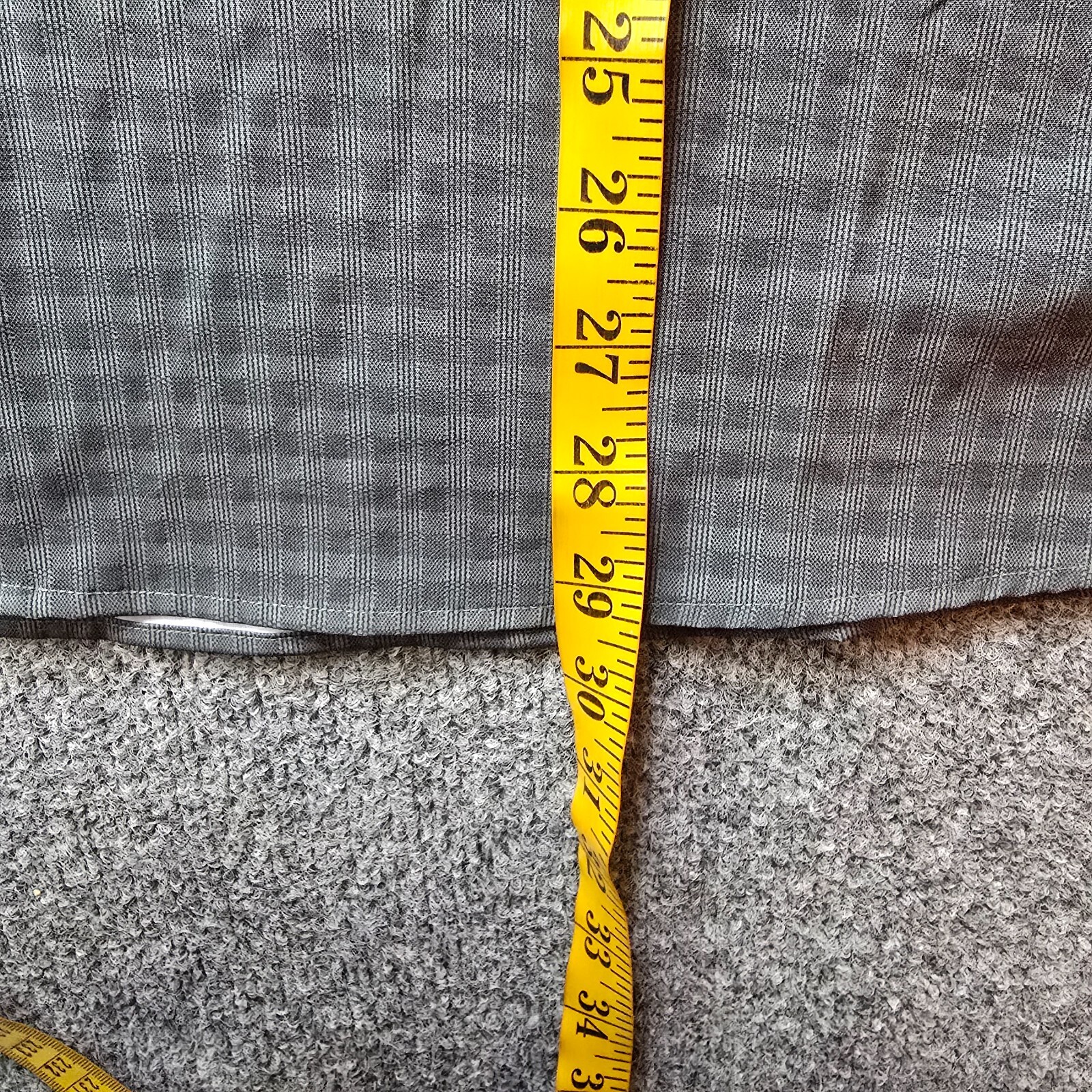 Nordstrom Shirt Mens Size 2XL Green Gray Tech Smart Trim Fit Performance Career