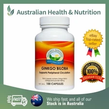 NATURE'S SUNSHINE GINKGO BILOBA 100C INCREASE CIRCULATION + FREE SAMPLE
