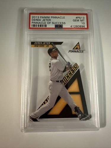 2013 Panini Pinnacle #PS13 Pinnacle of Success Derek Jeter PSA 10 HOF Yankees