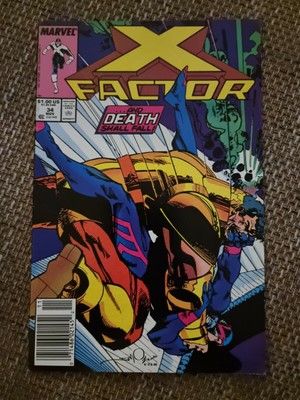 X-FACTOR Vol. 1 # 34 November 1988 MARVEL Comics - Archangel