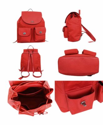 NEW! COACH New York Nylon Large Backpack F58814, Red $348 | eBay display picture 2