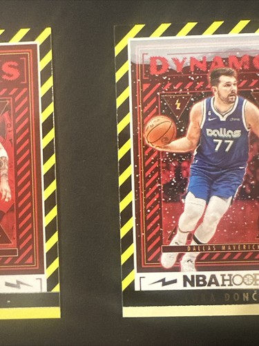 2023-24 Panini Hoops Basketball Luka Doncic Winter Dynamos #5 And Regular Dynamo - Picture 7 of 12