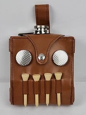 Fairly Odd Novelties ALL IN ONE SET 6oz Flask Spot Markers Hardwood Golf Tees