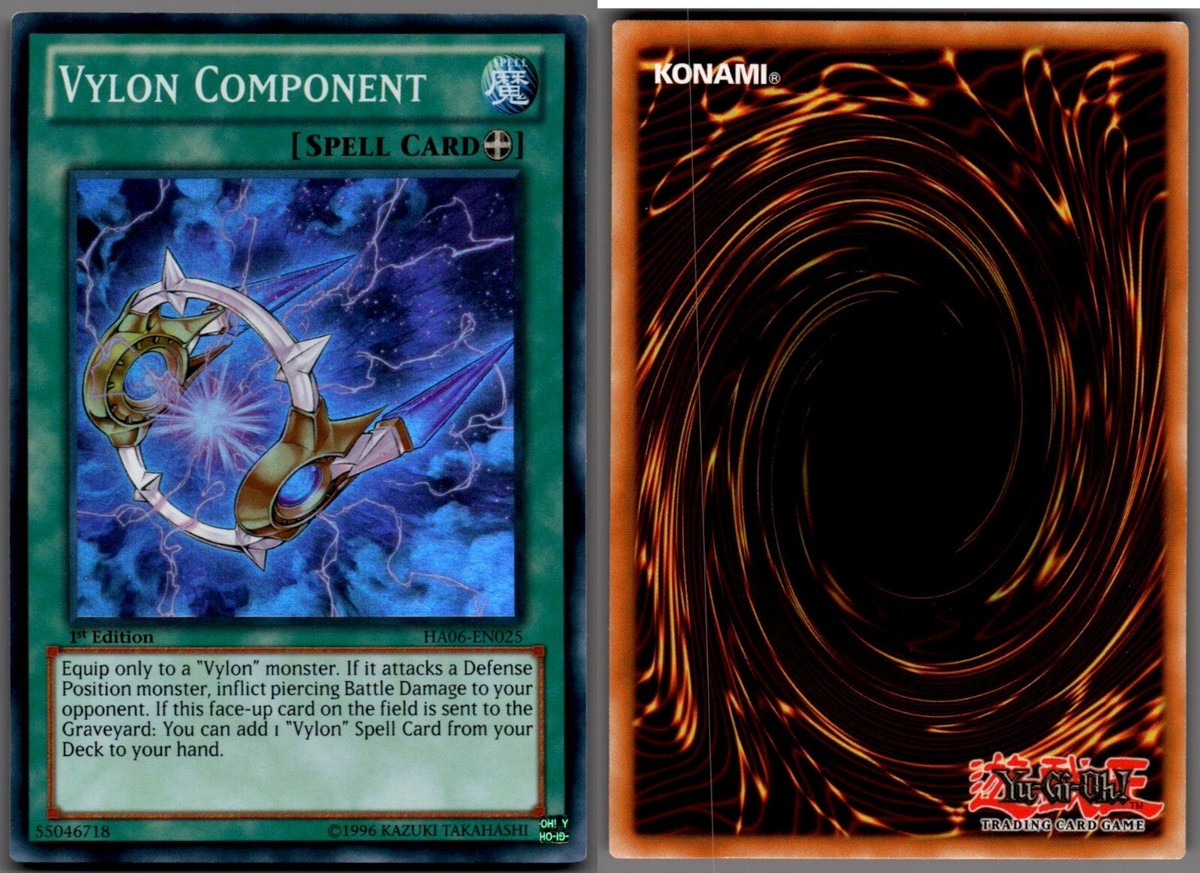 HA06-EN025 Yugioh, Vylon Component, Holo Super Rare