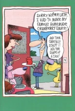 Cranberry Sauce - Box of 12 Funny Christmas Cards