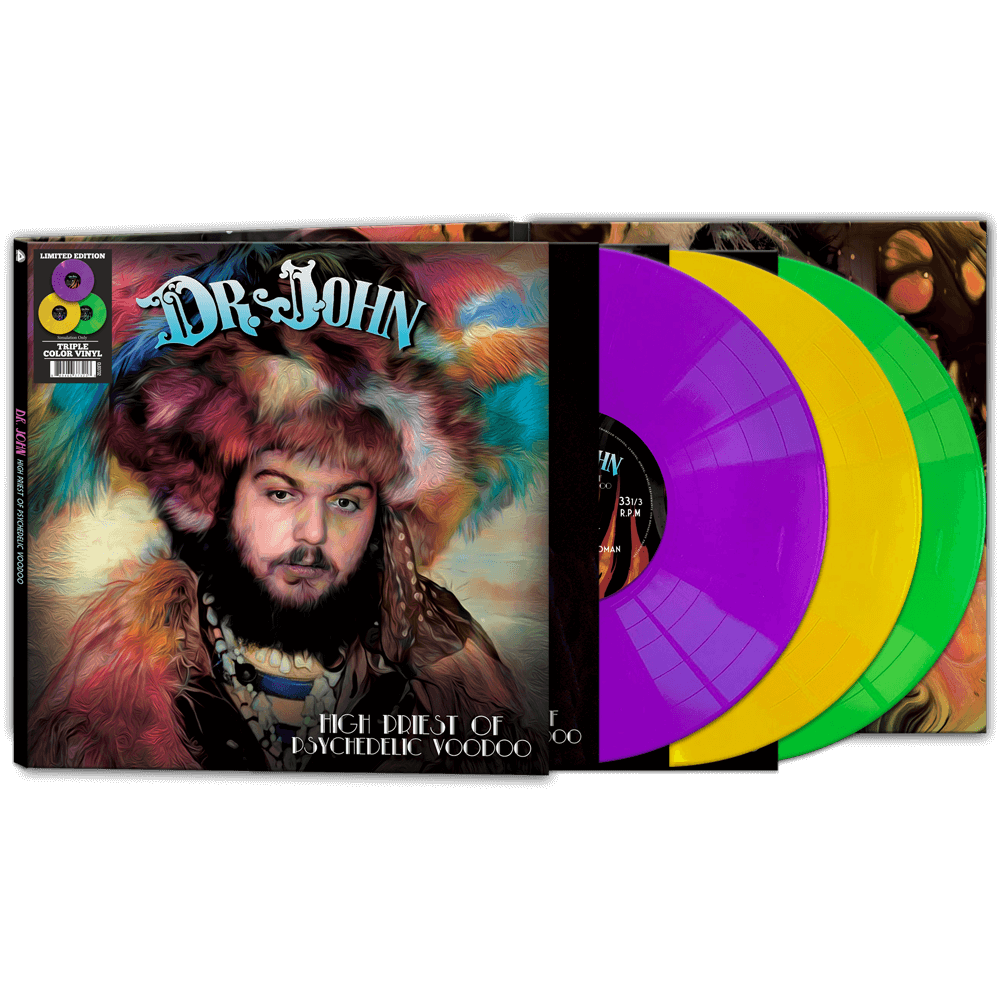 Dr. John High Priest of～ レコード Dr. John - High Priest of Psychedelic Voodoo (Purple-Yellow-Green