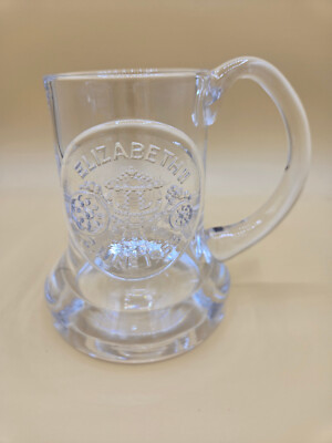 Dartington Glass Tankard 24% Lead Crystal - Frank Thrower FT1 - 1953 Coronation