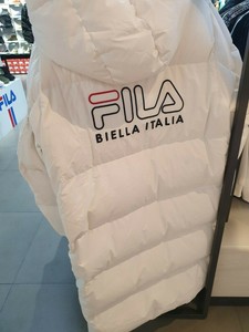 fila long down coat