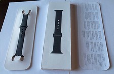 Unused OEM Apple Watch 46mm BLACK MIDNIGHT Sport Band LARGE M/L in Retail Pkg