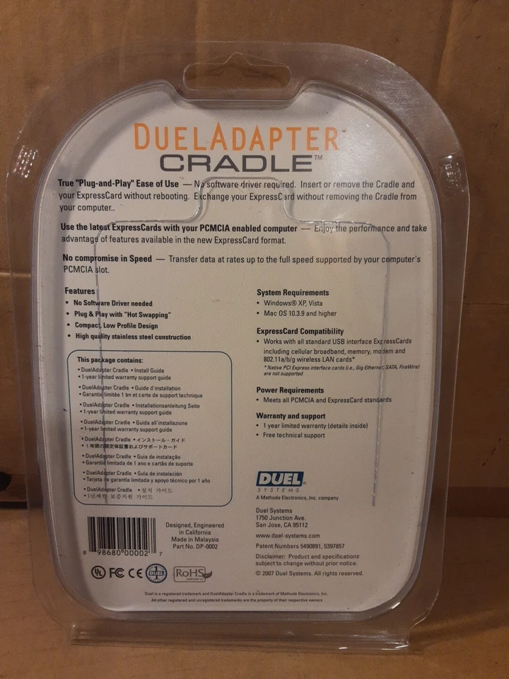 Duel Adapter Cradle EC-to-XCA-3 ExpressCard P/N;P/N: DP-0002 - Bild 2 von 2