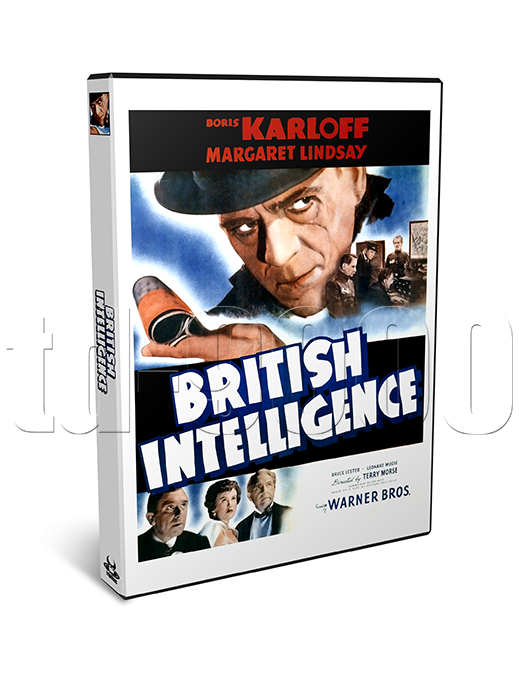 British Intelligence (1940) Boris Karloff Romance, Thriller, War Movie on DVD