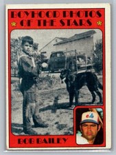 1972 Topps Boyhood Photos of the Stars #493 Bob Bailey Montreal Expos