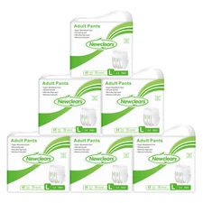 Newclears Adult Incontinence Absorbent Underwear Diapers for Men Women, L, 60ct
