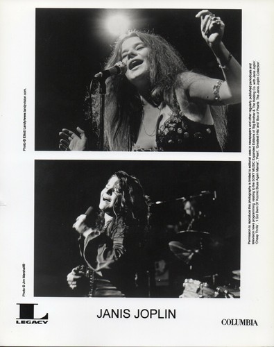 JANIS JOPLIN 2 DIFF. 8X10 FOTOS AUS COLUMBIA RECORDS/LEGACY + 1 BONUS PH - Bild 1 von 3