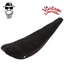 F&R Original Lowrider CRUISER Saddle 26" Bicycle Velour Banana Saddle Black
