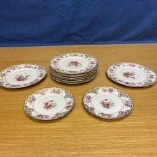 Bavaria Tirschenreuth "The Severn" (8) 7 3/4” Salad Plates (2) 6” Bread Plates