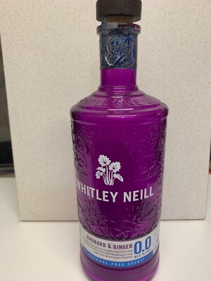 WHITLEY NEILL Rhubarb & Ginger Gin Bottle 70cl - Empty