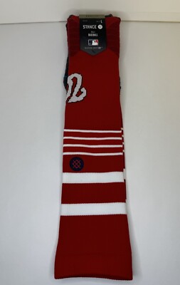 NEW Stance MLB Baseball OTC Socks Mens Large DIAMOND PRO Washington Nationals
