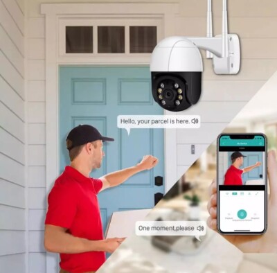 Tuya Smart Life Caméra IP 1080p, 2 MP Sans Fil WiFi De Surveillance De Securite Cctv Surveillance Automatique De Bebe Surveillance