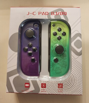 Compatible With Nintendo Switch Joy-con-Controller Left/Right pair w/ LED Lights