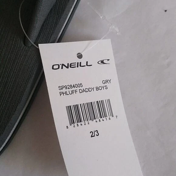 Sandalias O'Neill Phluff Daddy grises chanclas, talla 2/3 Foto 4 de 4