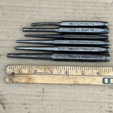 Snap-on 1/4 PPC208A Tapered pin punches also 3/32" - 1/4" - Lot of 6 - a