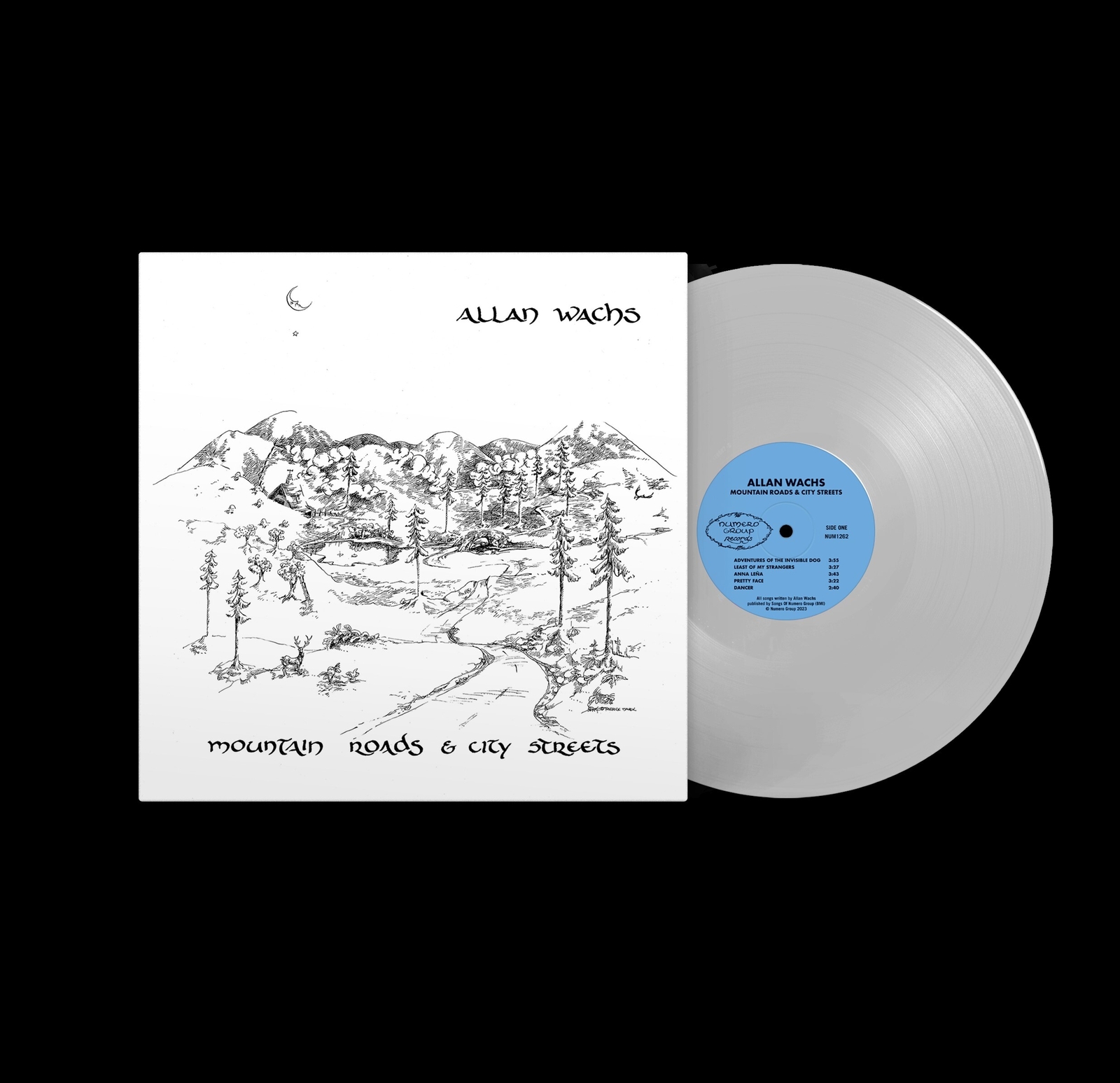 Allan Wachs Mountain Roads & City Streets (Vinyl LP) 12" Album (Clear vinyl)