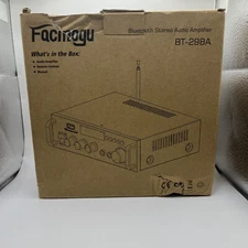 Facmogu Bluetooth Stereo Audio Amplifier  BT-298A - Open Box!