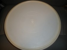 Vintage Tupperware Cupcake Pie Keeper Carrier Lid Clear