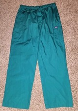 Cherokee Mens Medical Scrub Pants Hunter Green Large Reg. 30"" 4000