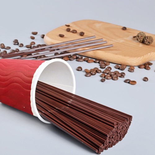 7 inch Plastic Stirrers with 2 Holes Perfect for Coffee Cocktail and