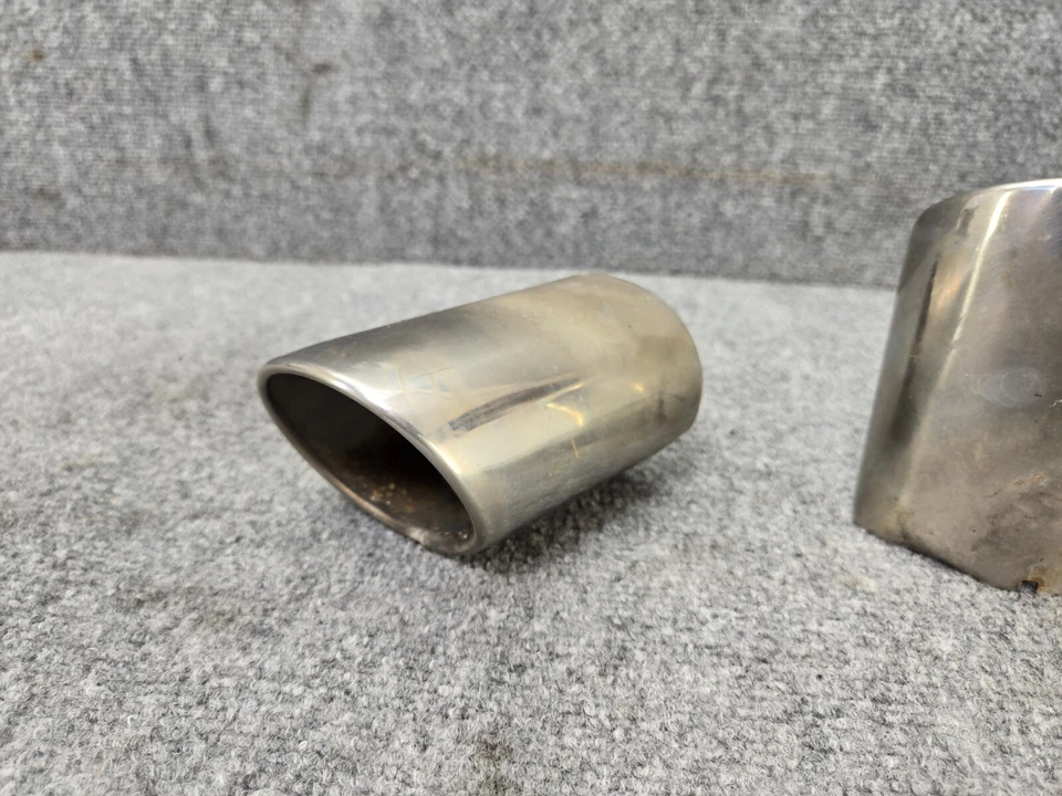 Rear Muffler Exhaust Pipe Tip Tips Set Assembly Lexus 1992-2000 Sc400 Sc300 oem - Image 3 of 4