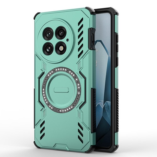 For OnePlus 13 13T 5G Shockproof 4 Airbags Hybrid Armor Magnetic Hard Case Cover - 第 10/17 張圖片