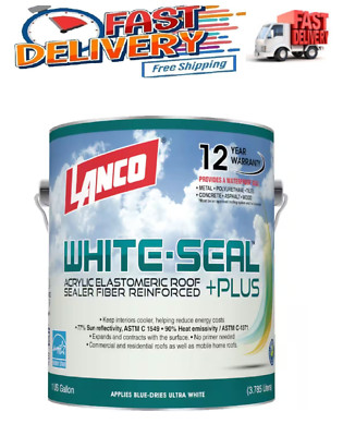 1 Gal. White-Seal plus 100% Acrylic Elastomeric Reflective Roof Coating