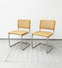 2 x CESCA DINING CHAIRS MARCEL BREUER VINTAGE ITALY 80S HABITAT DELIVERY OPTION