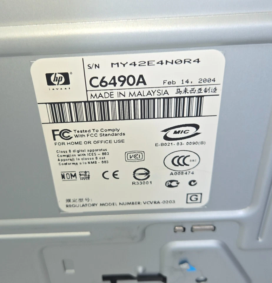 HP Deskjet 5650 Color Inkjet Printer AC Adapter & USB Cable Works No Ink - Image 4 of 4