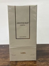 Aristocrat Coastal EDP by Ajmal 75 ml 2.5 oz Smoked Vetiver Citrus Unique Sealed