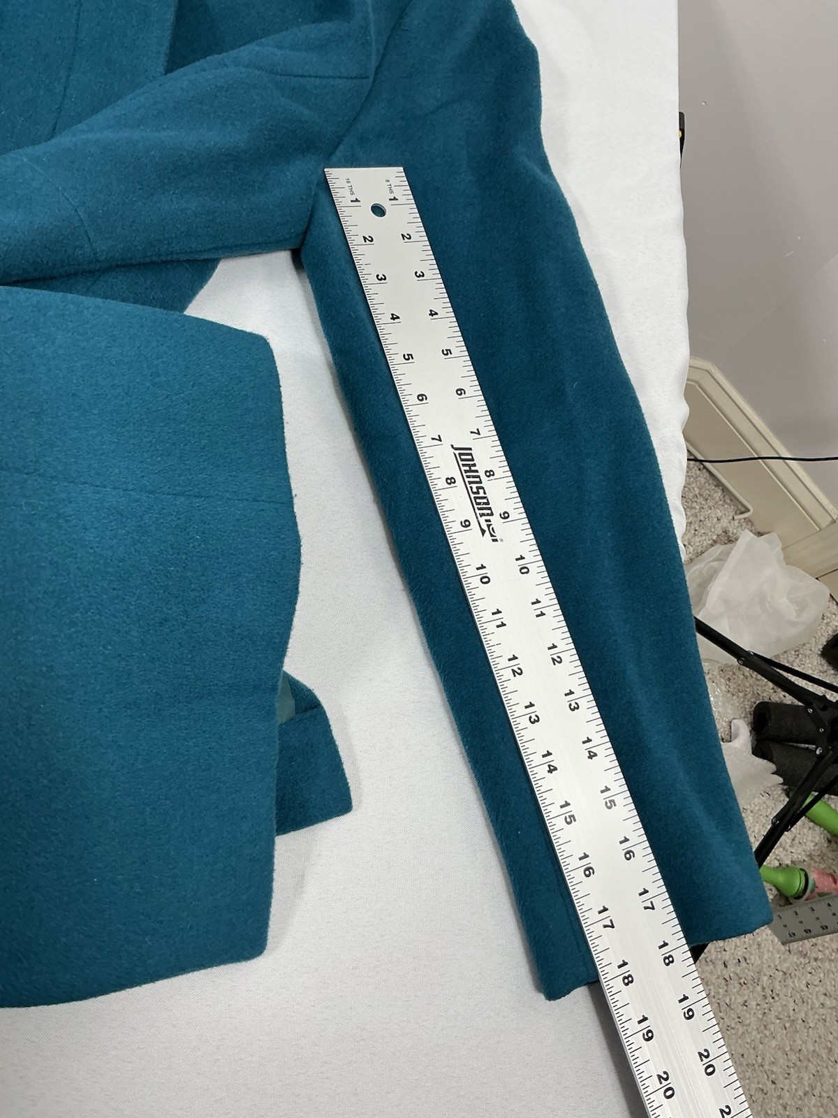 Womans Talbots Petite Button Down Winter Coat 12 … - image 6