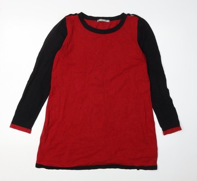 Roter Damenpullover UK-Größe 14 von Marks and Spencer