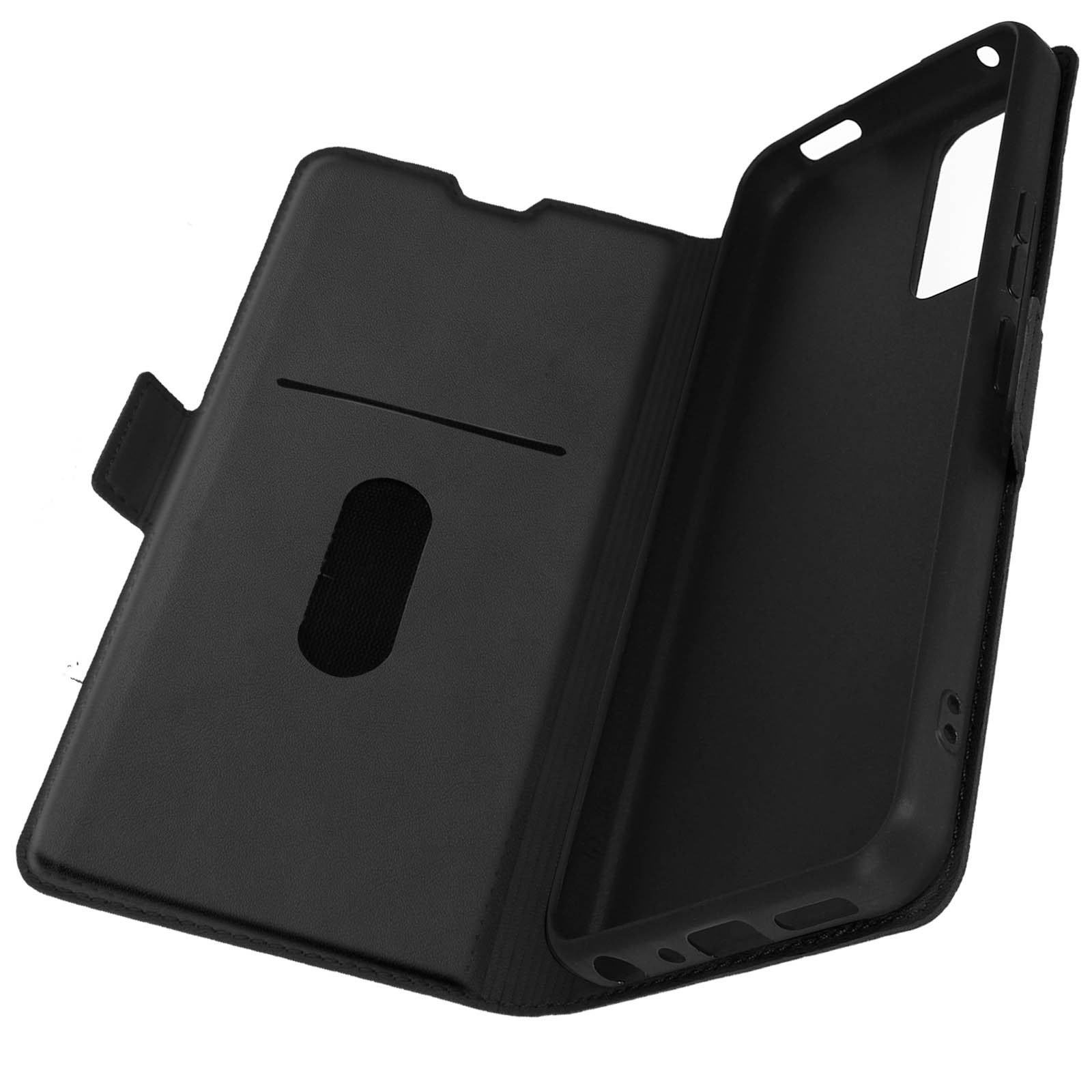 Étui de protection Peugeot 406 408 clapet aimanté et support noir