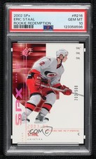 2002-03 SPx Rookie Redemptions 202/500 Eric Staal #R216 PSA 10 GEM MT 8uc