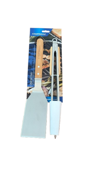 Camping gaz BBQ accy plancha utensil duo