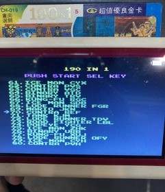 Famicom Game NES 190in1